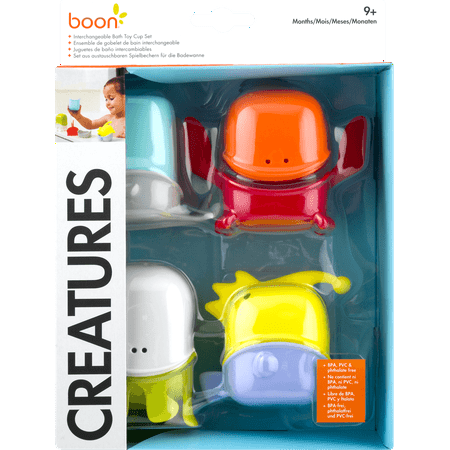 Boon Creatures Interchangeable Bath Toy Cup Set