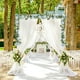thumbnail image 4 of Guirnalda artificial de hojas de eucalipto, follaje sintético para arco de boda, decoración exterior | Guirnalda colgante de plantas artificiales para decoración del hogar, 4 of 6