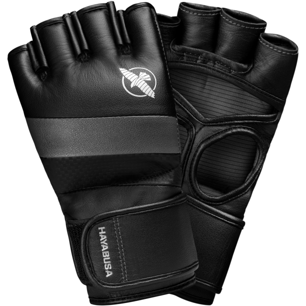 Hayabusa T3 4 Oz Dual X Hook And Loop Vylar Mma Gloves Large Black Gray Walmart Com