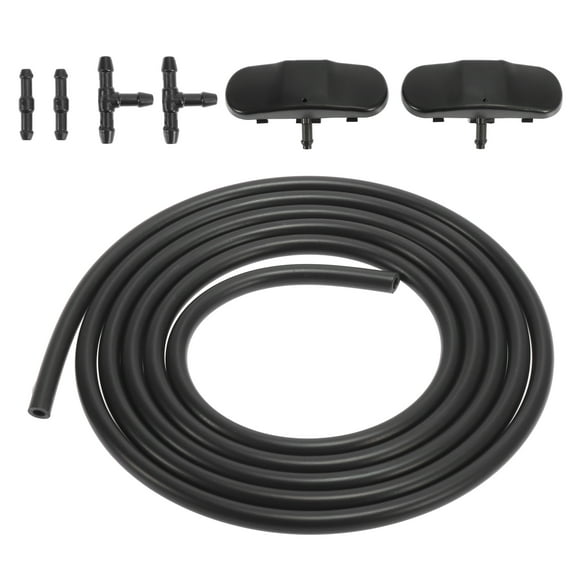 5pcs Front Windshield Washer Nozzles for VW Golf 2012 2 Meters Hose with 2pcs Connectors 5M0955985C