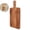 D, variant on Wood Serving Board with Handle, Wooden Cutting Chopping Board for Meat, Vegetables, Bread, Charcuterie, Cheese Board - Food Serving Tray for Kitchen Appetizers