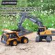 thumbnail image 5 of Excavadora de Control remoto para niños, excavadora, camión de basura, juguetes de coche Rc, ingeniería eléctrica, modelo de vehículo de alta tecnología de 2,4g, juguetes para niños, regalos, 5 of 10