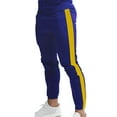 thumbnail image 3 of Fangasis Mens 2 Piece Jogging Set Zip Up Sweatsuits Stand Collar Tracksuit Men Athletic Jogger Sets Soft Running Sweatshirt And Sweatpants Royal Blue Yellow M, 3 of 4