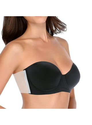 EHQJNJ Strapless Bra Push up Sticky Women's Comfortable and New Strapless  and Strapless Gathering Bra with a Beautiful Back Underwire Bras for Women
