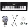 Casio CTK-3500 EPA 61-Key Premium Keyboard Pack with Stand, Headphones, Power Supply, USB Cable & eMedia Instructional Software