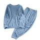 thumbnail image 3 of TaTaai Cozy Flannel Pajama Set for Women， Winter Warm Sleepwear with Elastic Waistband， Soft Plush Long Sleeve Loungewear for Indoor Wear Gift, 3 of 6