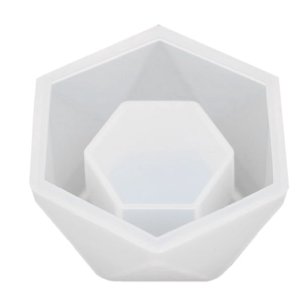 Sywqhk Molde de silicona para maceta, molde de arcilla suculenta para bricolaje, molde de hormigón para jabón (B) Sywqhk Para estrenar