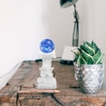 thumbnail image 2 of Crystal Sphere Resin Support Crystal Ball Display Stand Desktop Angel Decor Crystal Ball Stand, 2 of 8
