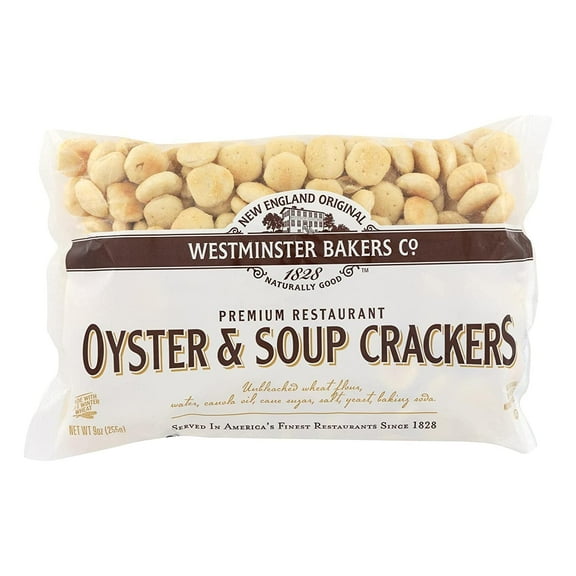 Pack of 12, Westminster Bakers Co. Oyster & Soup Crackers, 9 oz