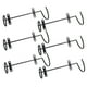 thumbnail image 1 of 6pcs Red Wine Racks Iron Wall Racks Racks Wall Wine Damess Racks (Negro), 1 of 5