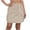 #02 Brown, variant on Busydd Womens Cotton Linen Skirts Elastic Waist Drawstring Fashion Flowy Hem Maxi Skirts A Line High Waisted Long Skirts Summer Casual Solid Color Beach Skirts