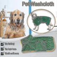 thumbnail image 3 of Dog Bathrobe Towel Pet Dog Clothes Towelling Drying Bathrobe Coat Puppy Warmer Apparel, 3 of 5