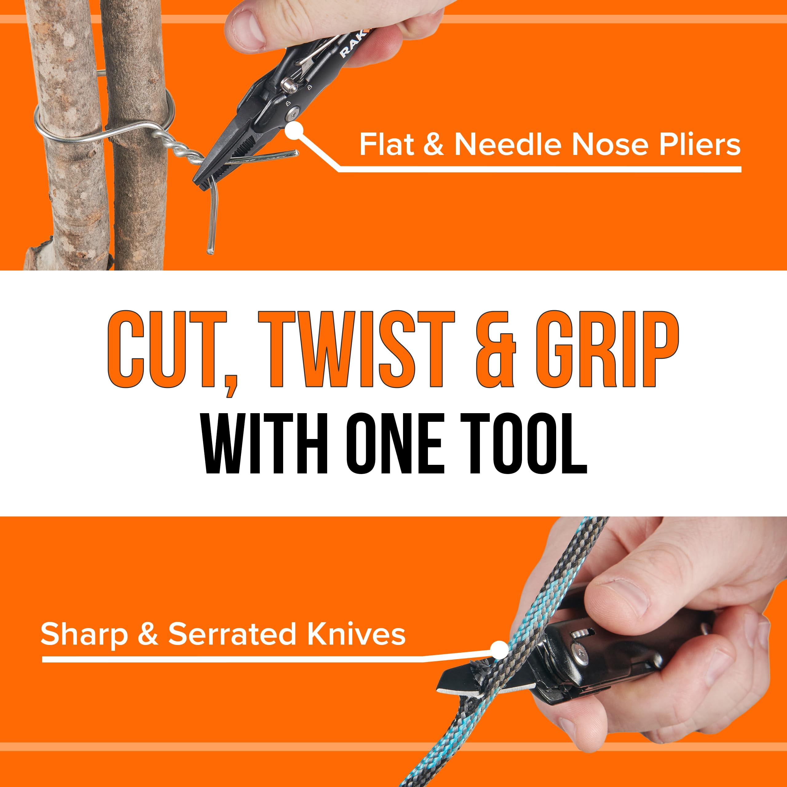 Pro Tools Pliers Multitool - Cool Gifts For Dads Who Have Everything Compact Diy Multi Tool Gift Men  Husband Handyman Backpacking & Camping Accessories
