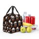 thumbnail image 5 of Easygdp Butterfly Skull Bolsa Térmica Premium - Tela Oxford Impermeable, Gran Capacidad, Bolsillo Frontal, Unisex para Trabajo, Escuela, Actividades al Aire Libre y Picnics, 5 of 8