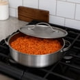 thumbnail image 5 of Moven| Cacerola Acero Inoxidable 12 litros| Arrocera con Tapa | Plateada | Olla Grande, 5 of 5