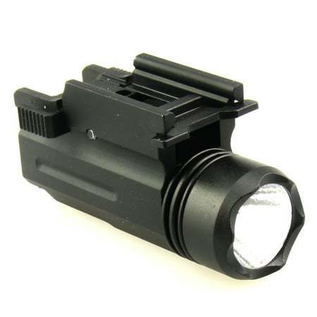 TACFUN Tactical PST Flashlight 220lm CREE 5 LED 1W Light With 20mm Quick Release (Best Place To Mount Flashlight On Ar15)