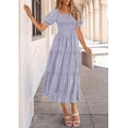 thumbnail image 3 of Vestido Midi PRETTYGARDEN Mujer Floral Verano 2025 Corte A, 3 of 6