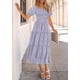 thumbnail image 3 of Vestido Midi PRETTYGARDEN Mujer Floral Verano 2025 Corte A, 3 of 6