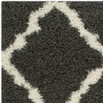thumbnail image 6 of SAFAVIEH Dallas Logan Geometric Shag Area Rug, Dark Grey/Ivory, 4' x 6', 6 of 8
