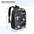 thumbnail image 2 of Anime Backpack, Jujutsu Kaisen Backpack, 17 Inch Laptop Backpack For College, Work, Daily, Large Capacity Travel Backpack, Waterproof Lightweight Book Bag, 2 of 8