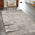 thumbnail image 2 of 3'x5' Rug for Living Room Bedroom, Gray Brown Washable Area Rugs Non-Slip Carpet Mats, Vintage Shabby Texture Making Old Indoor Low Pile Area Rug Runner for Kitchen, Mudroom, 2 of 8