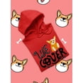 thumbnail image 3 of We Cover That Corgi Dog Hoodie Women -Image by Shutterstock, Female 4X-Large, 3 of 4