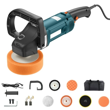 

6-Inch Dual Action Polisher for Car Detailing - Variable Speed Auto Buffer with Polishing Pads for Waxing Buffing and Sanding