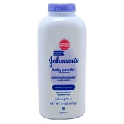 Johnson's Baby Powder Diaper Rash W/ Lavender & Chamomile, 15 oz, 6 Pack