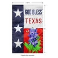 thumbnail image 2 of Meadow Creek 11.5" x 18" Texas God Bless Texas Outdoor Yard Flag, 2 of 5