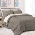 thumbnail image 1 of Set Edredón Acolchado con Fundas de Almohadas y Juego de Sábanas Dreamlab MATRIMONIAL SOBREDIMENSIONADO Arena beige, 1 of 9