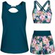 thumbnail image 1 of WILLBEST Trajes de Baño Natacion Mujer Traje de Baño Tankini Conjunto Para Playa E Traje de Baño de Tres Piezas Con Diseño Estampado Para Primavera Verano y Otoño Atuendo Versátil Para Ocio y Agua, 1 of 2