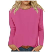 FNFYFH Womens Raglan Shirts 3/4 Sleeve Baseball Tee Tunic Crewneck Solid Shirt Summer Trendy Three-Fourths Length Sleeve Cute Tops Causal Loose Fit Breathable Top for Women 2025 Prime Day Clearance