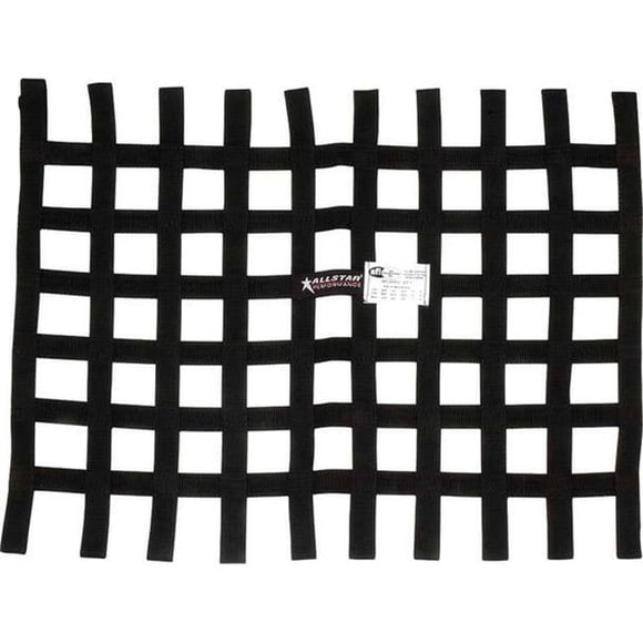 Allstar Performance ALL10295 18 x 24 in. SFTI Loop Style Window Net, Black