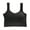 Black, variant on Seamless Sport Bra Vest Type Sweat Absorption Push-up Padded Wire-free Layering Gym Underwear Elastic Good Breathability Yoga Fitness Bra