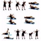 thumbnail image 3 of Kit de barra de pilates portátil con banda de resistencia Yoga Pilates Stick Barra de ejercicio de yoga Equipo deportivo para el hogar para yoga, banda de resistencia de barra de abdominales Adepaton LL-0345, 3 of 7