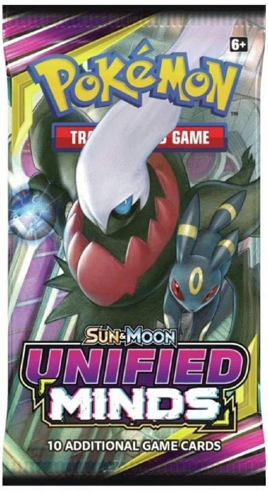 1 x 10-Cards Unified Minds Pokemon Sun Moon SM11 Booster Blister Sealed Pack ENG 
