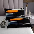 thumbnail image 3 of Erosebridal Vintage Vinyl Record Coverlet Set Queen, Musical Themed Bedding Set 3 Pieces, 3 of 5