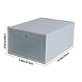 thumbnail image 3 of 50% off,Transparent Plastic Shoe Box Organizer Shoe Box Flip Lid Drawer Shoe Box Household Shoe Organizer Thickened, 3 of 6