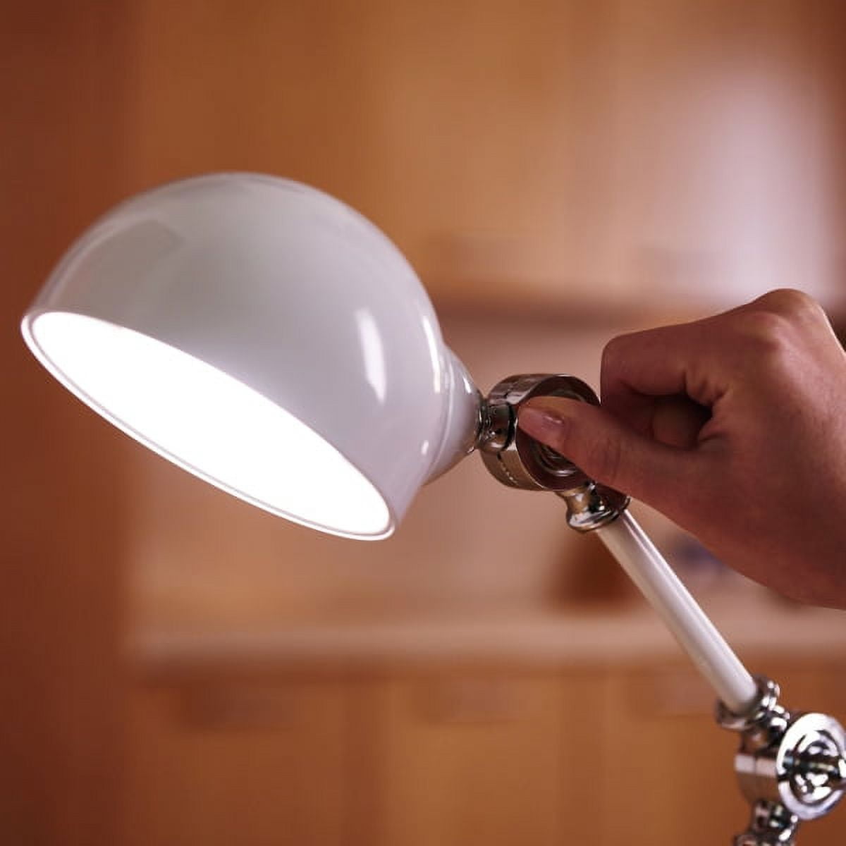 OttLite® Wellness Series® Revive LED Desk Lamp, 15-1/2"H, White Shade/White Base