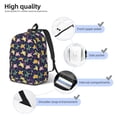 thumbnail image 5 of Daiia Turtle Vintage Canvas Backpack for Men and Women ,Hiking Backpack,Travel Laptop Bag for School,Large Capacity Backpack, 5 of 8