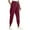 Deep Red^004, variant on Ktyne Womens Scrub Bottoms Ultra Soft 4-Way Stretch Scrub Pants with Pockets Anti-Wrinkle Slim Fit Cargo Scrub Pants Lightweight Drawstring Running Sweatpants Deep Red XXL