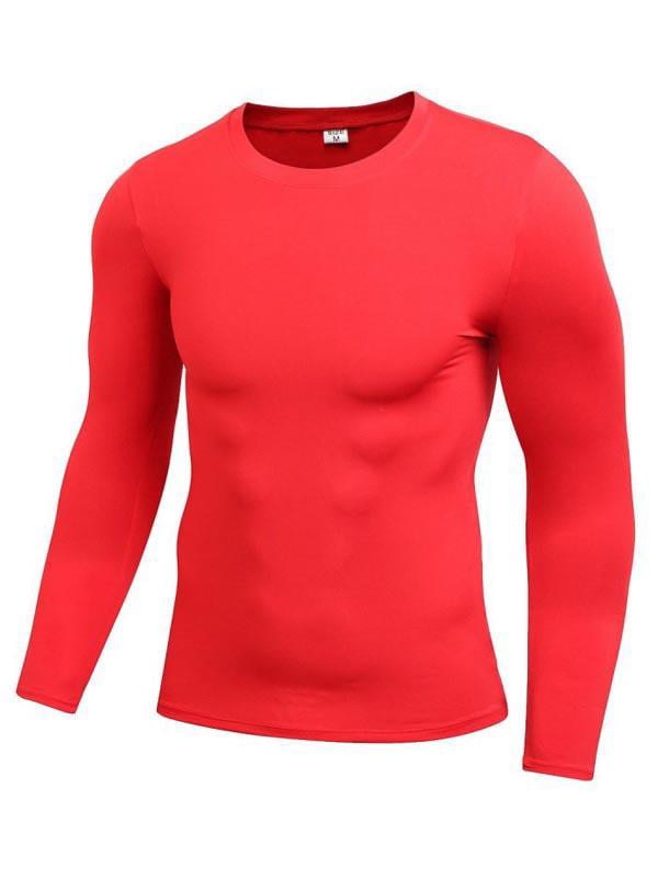 Details about   Men Compression Armour Base Layer Long Sleeve T-Shirt  Sport Workout Fitness Top 