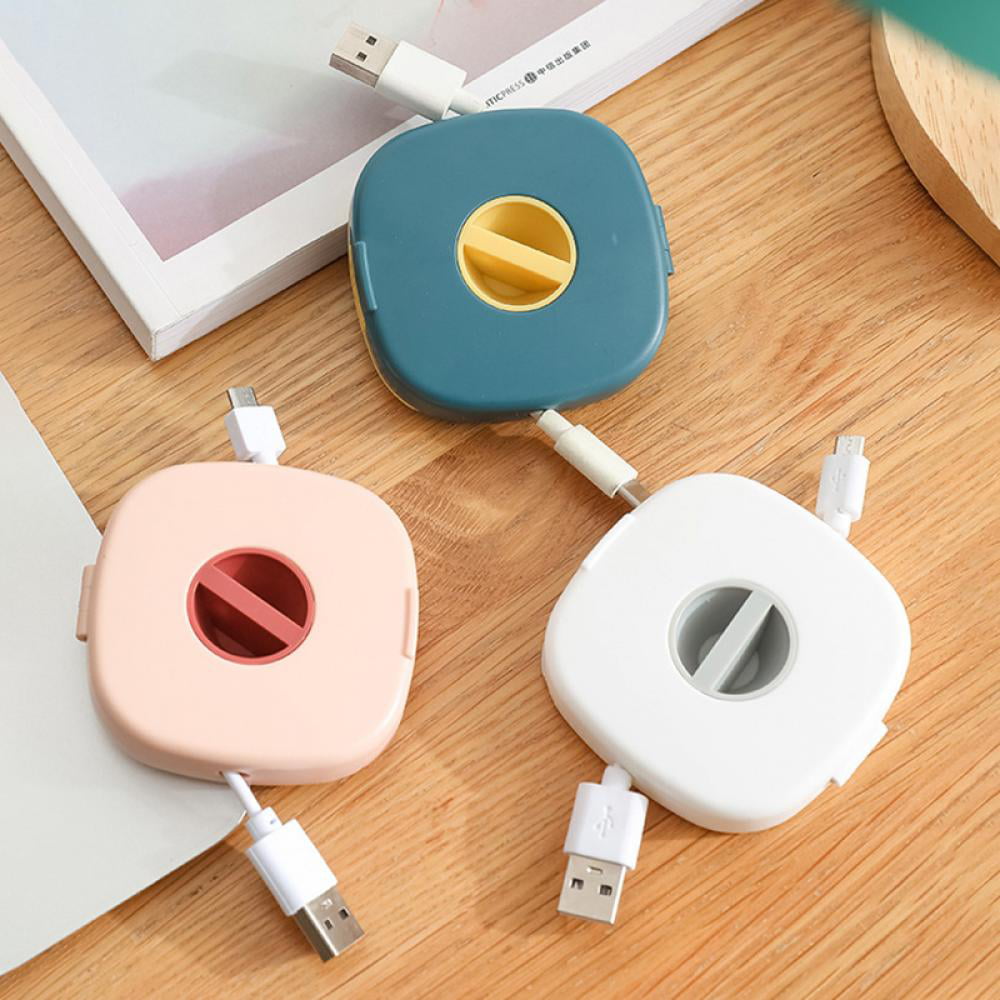 3pcs Cute Winder Cable Organizer Wrap Manage Wire Cartoon Cord Earphone Holder 