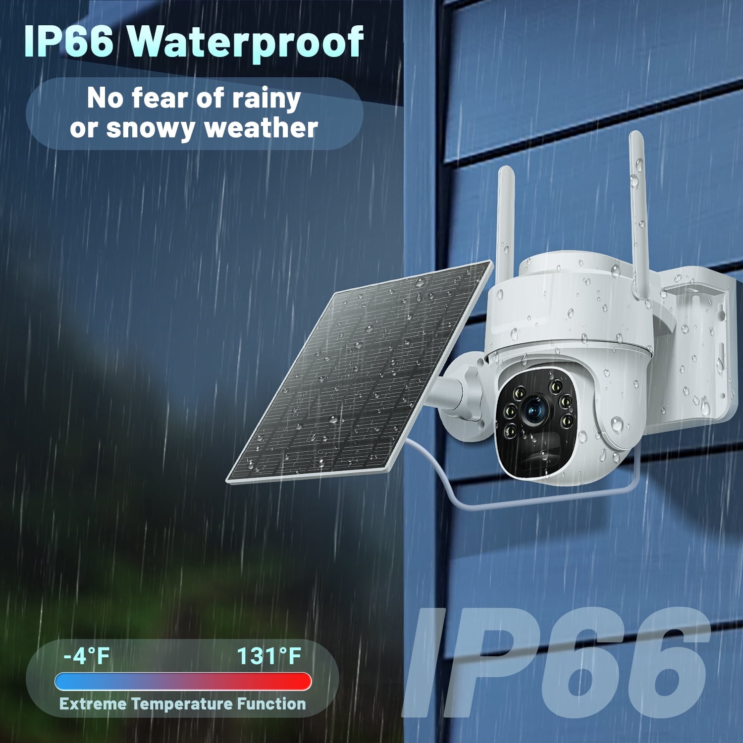 Runofast 4G LTE Cellular Security Camera, Solar Cameras Wireless Outdoor, No WiFi Cam with SIM Card, 2K HD Home Surveillance Camera with PIR Detection, 2-Way Audio