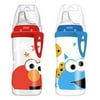 NUK Sesame Street Active Sippy Cup, 10oz, 2 Pack, Elmo and Cookie Monster