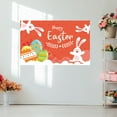 thumbnail image 2 of Moocorvic Easter Banner Backdrop Spring Decor Photography Easter Party Decor Banner Shower Birthday Party Decor Banner(Happy Easter), 2 of 6