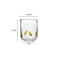 thumbnail image 3 of Dianli Vintage Glass Lemon Embossed Colorful Polka Drinking Glass Retro Lemon Tumbler Embossed Pattern Spring Kitchen Tableware Gift Glassware Beverage Cup Vintage Glass, 3 of 7
