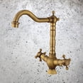 thumbnail image 2 of KONTONTY 1Set Golden Brass Faucet with Water Leakage Prevention for Kitchen Use, 2 of 7