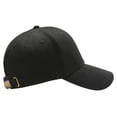 thumbnail image 4 of Plain Structured Baseball Cap, Men Women Cotton metal buckle adjustment Baseball Hat, 4 of 4