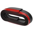 thumbnail image 2 of Front Bumper Lip Sticker Rubber Protector Side Skirt Anti Collision Strip Guards 2.5meters/8.2ftBlack, 2 of 4